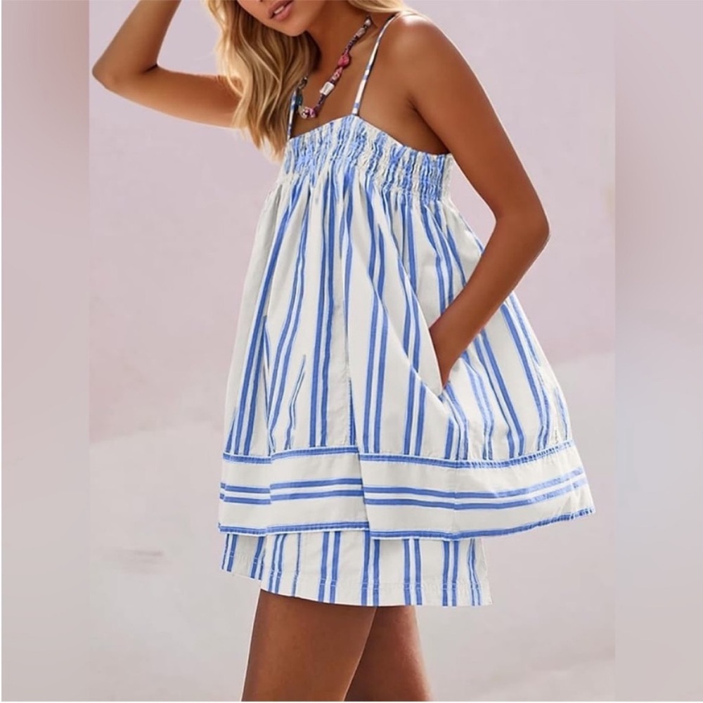 Free People We the Free Pajama Party Tunic Top